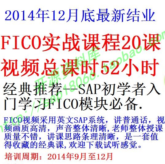2014年FICO20课